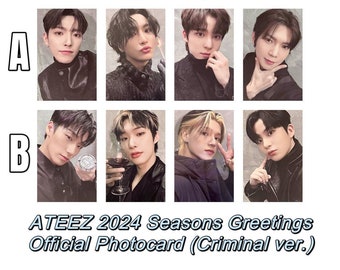 ATEEZ トレカ シーグリ 2024 封入 SEASONS GREETINGS ATEEZ シーグリ トレカ 2024 season's greeting - メルカリ