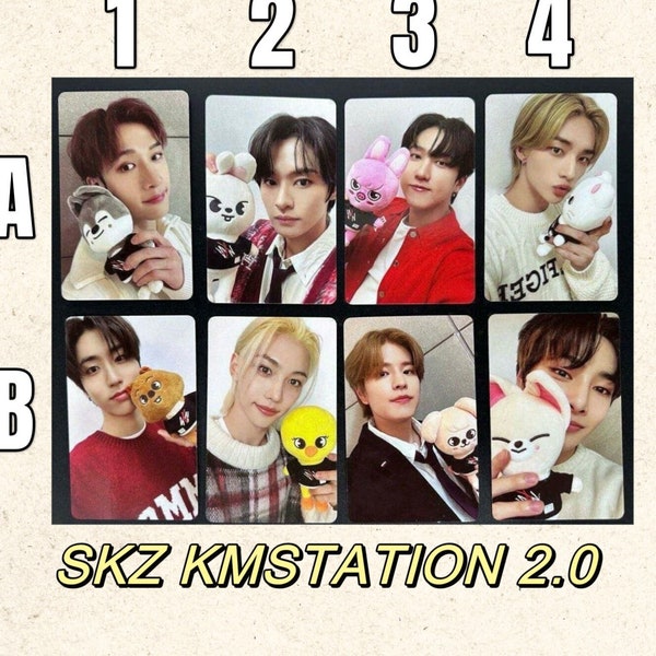 SKZ [Official] Kmstation 2.0 Rockstar Stray kids KMS china fansign skzoo Photocard POB felix hyunjin chan changbin seungmin Han