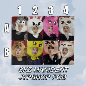 SKZ [ Official ] Stray kids Maxident Skzoo JYPSHOP Photocard Preorder POB Felix Hyunjin Bangchan Changbin Seungmin Han Jisung Lee know I.N