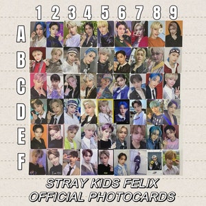 Stray Kids [Official] Felix Photocard Maxident Yellow Wood Levanter Evel Jeju Oddinary Maniac jypshop Soundwave POB YZY withfans SKZ noeasy