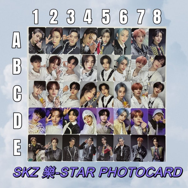 Stray kids [OFFICIAL] Rock 樂 Star Rockstar Photocard SKZ Felix Hyunjin know bang chan Changbin Seungmin I.N Han Digipack Headliner Nemo