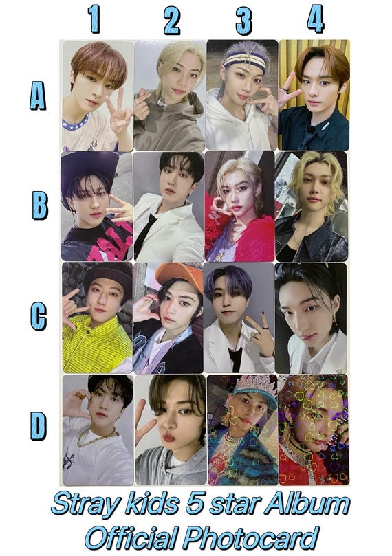 Stray Kids [official] 5 Star Album Photocard SKZ Pob Soundwave