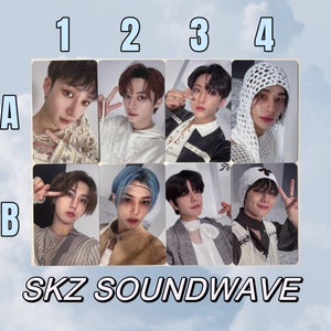 SKZ Soundwave [Official] POB Preorder Rock 樂 Star Photocard Stray Kids felix hyunjin know bang chan changbin seungmin I.n Han polaroid