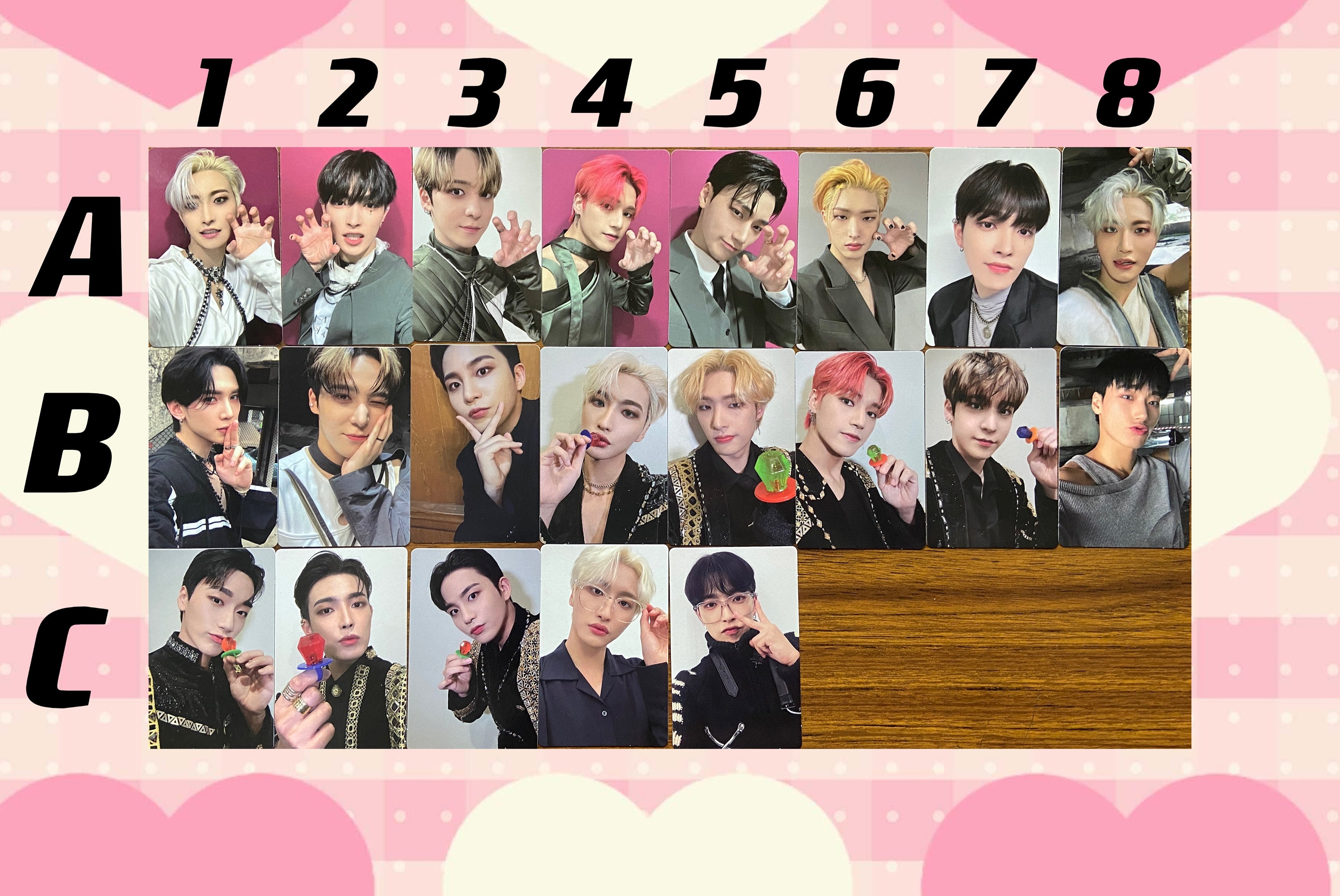 ATEEZ Hello82 Jewelry US Exclusive London Madrid Halazia Witness Official  Photocard POB San Wooyoung Mingi Hongjoong Yeosang Seonghwa Yunho