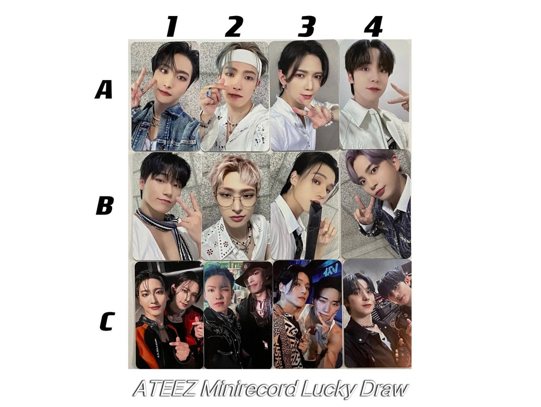 ATEEZ mini record LD THE WORLD EP.FIN:WILL LUCKY DRAW PHOTO