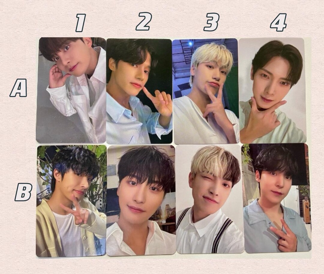 ATEEZ　mernel ATEEZ x Mernel Type A B Official Photo Card Set | eBay