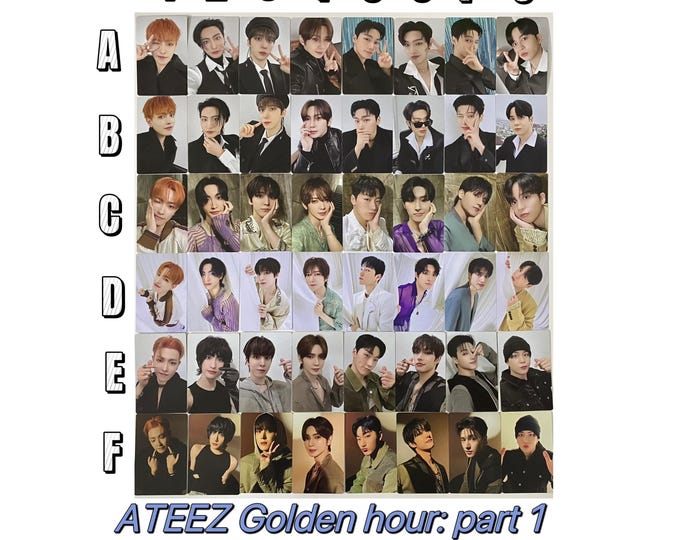 ATEEZ official Golden Hour: Part 1 Photobook Ver Diary Ver Golden Hour