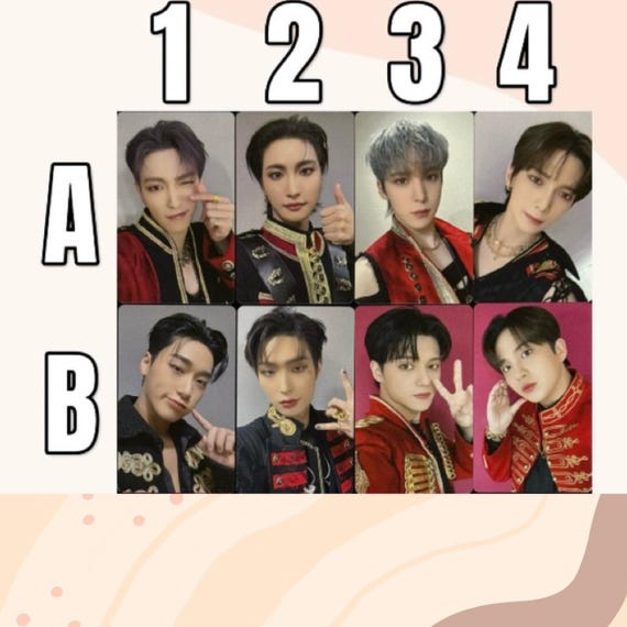ateez FANMEETING 8000円特典 お守りカード 8種コンプリート