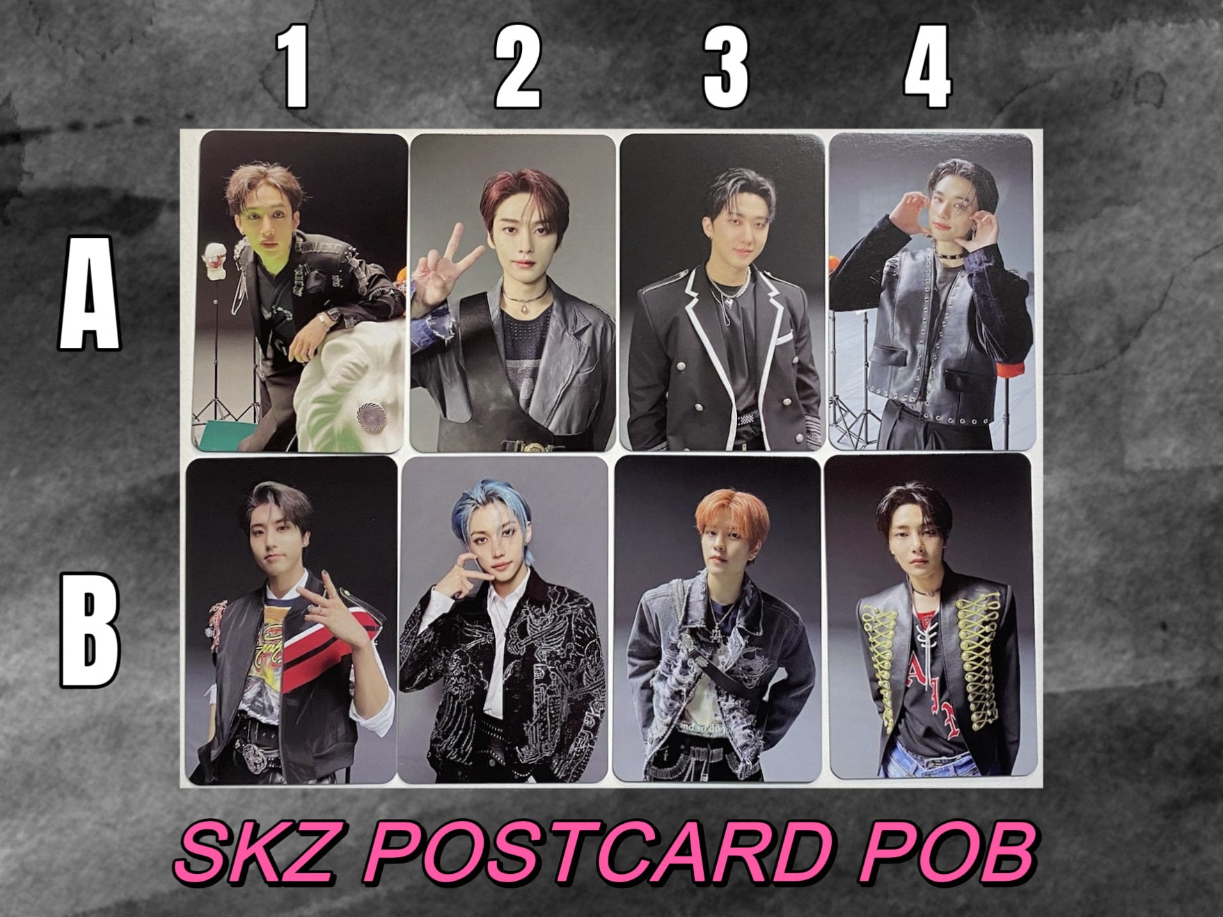Stray Kids [OFFICIAL] Rock 樂 Star Photocard SKZ Felix Hyunjin