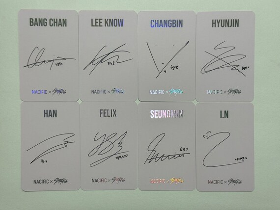 Stray Kids [official] Nacific R5 Photocard SKZ Felix Hyunjin Lee