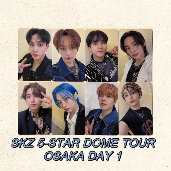 SKZ [OFFICIAL] Osaka Day 1 Dome Tour 5-star POB Photocard Stray