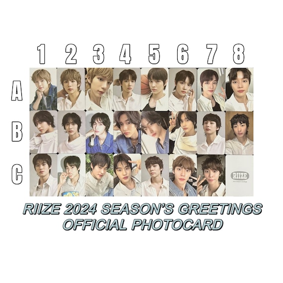 Riize [official] 2024 Season's Greetings Photocards Random Trading
