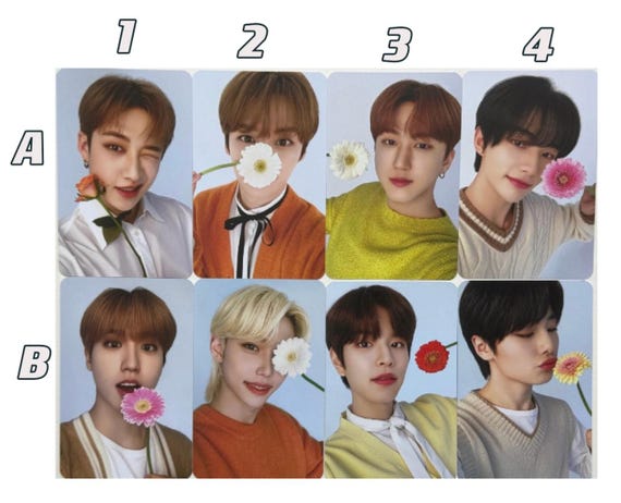 Stray Kids [official] Nacific R10 Flower Photocard SKZ Felix