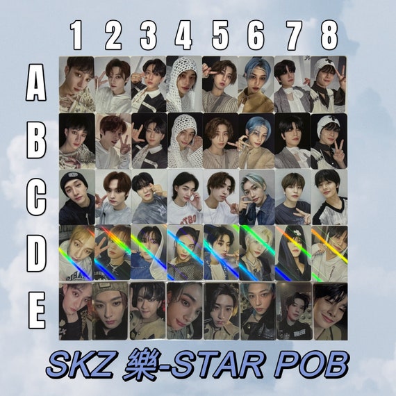 Stray Kids official POB Rock 樂 STAR Preorder Rockstar Official Photocard  SKZ Felix Hyunjin Lee Know Bang Chan Changbin Seungmin I.N Han -  UK
