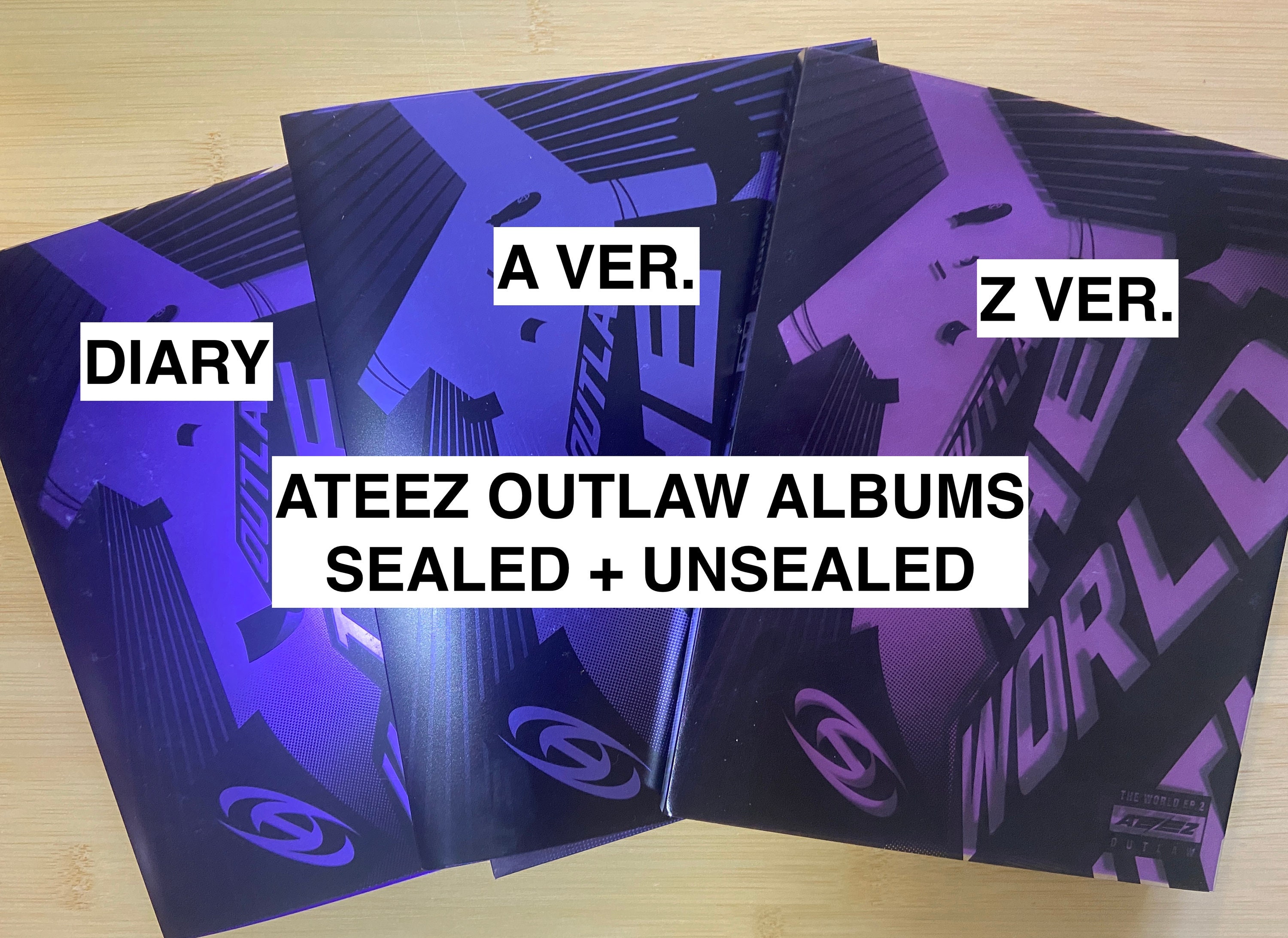 ATEEZ THE WORLD EP.2 : OUTLAW Album CD T-shirt