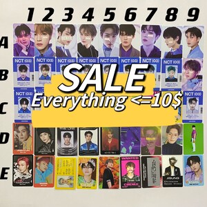 Clearance SALE** NCT 127 Dream Official Photocard 2022 Sticker Favorite Dicon Universe Sticky SMCU Catharsis haechan jeno mark Resonance pob