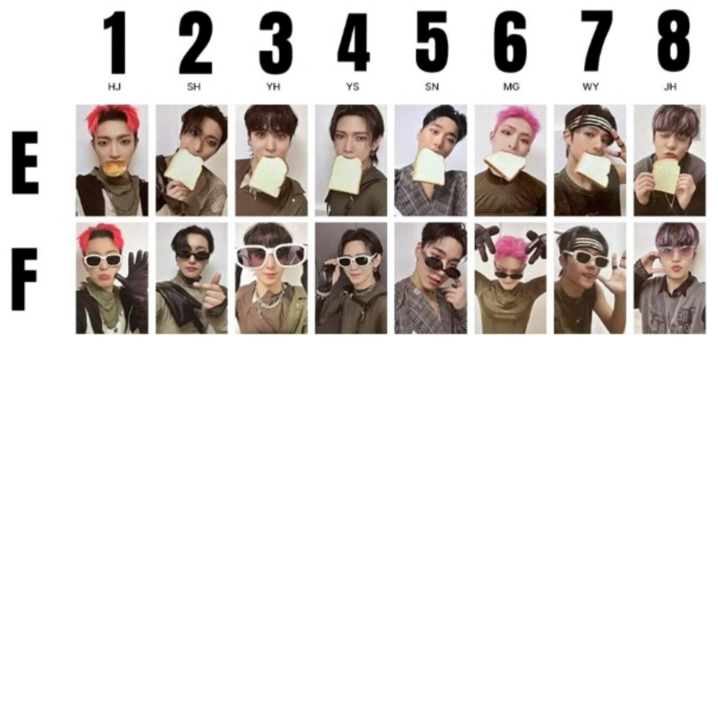 ATEEZ Official Photocard Bouncy The World EP.2 Outlaw Album
