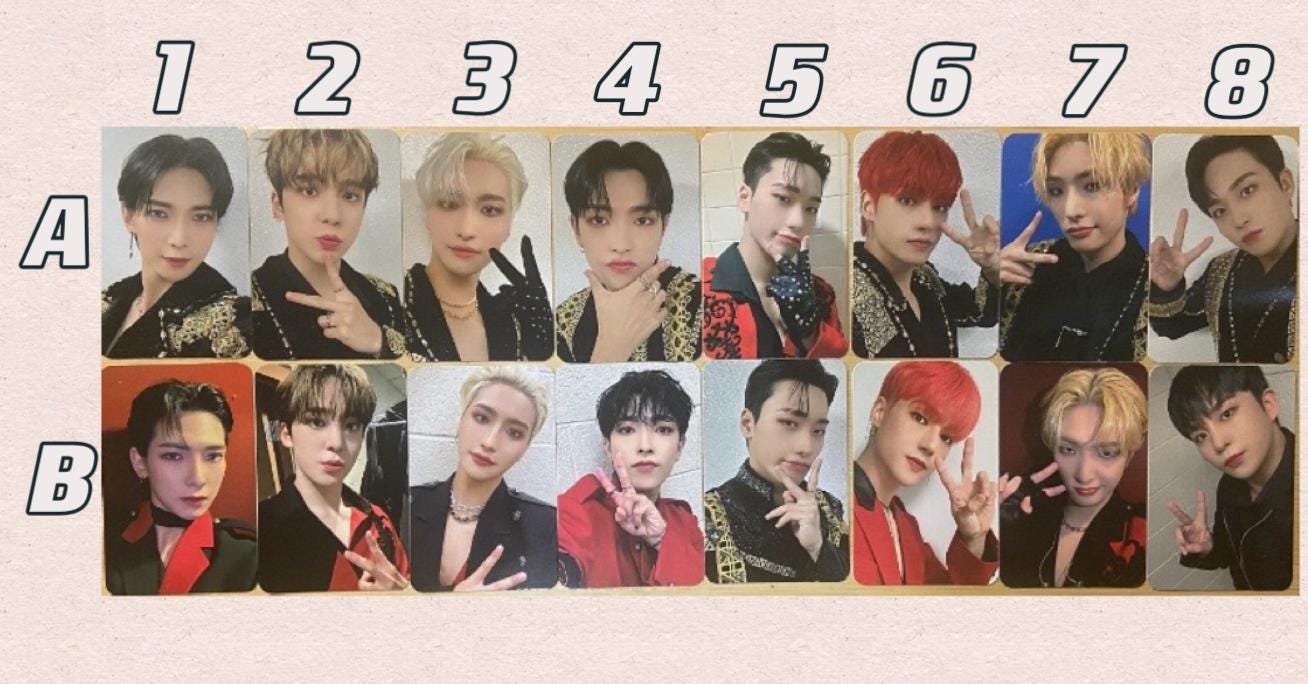 ATEEZ アチズ トレカ サン san Yes24 ATEEZ Guerrilla YES24 3.0 Pop-up Lucky Draw San Wooyoung