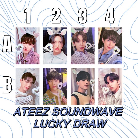 ATEEZ Golden Hour Soundwave 1st Signed Lucky Draw Rare