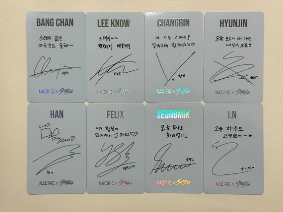 Stray Kids [official] Nacific R11 Photocard SKZ Felix Hyunjin Lee