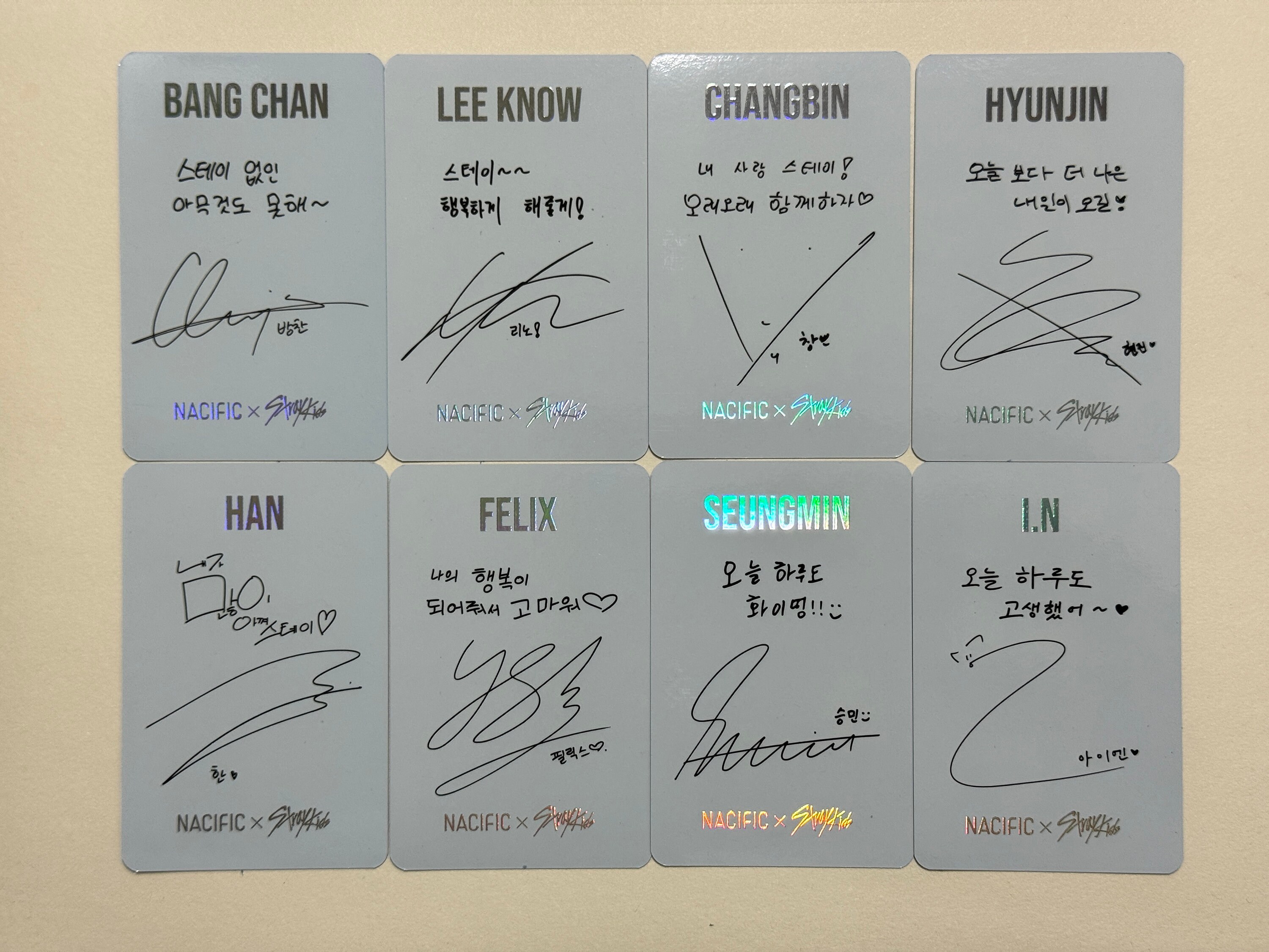 Stray Kids [official] Nacific R11 Photocard SKZ Felix Hyunjin Lee