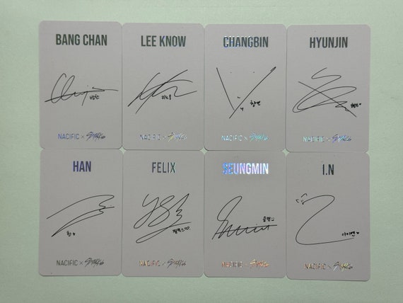 Stray Kids [official] Nacific R7 Photocard SKZ Felix Hyunjin Lee