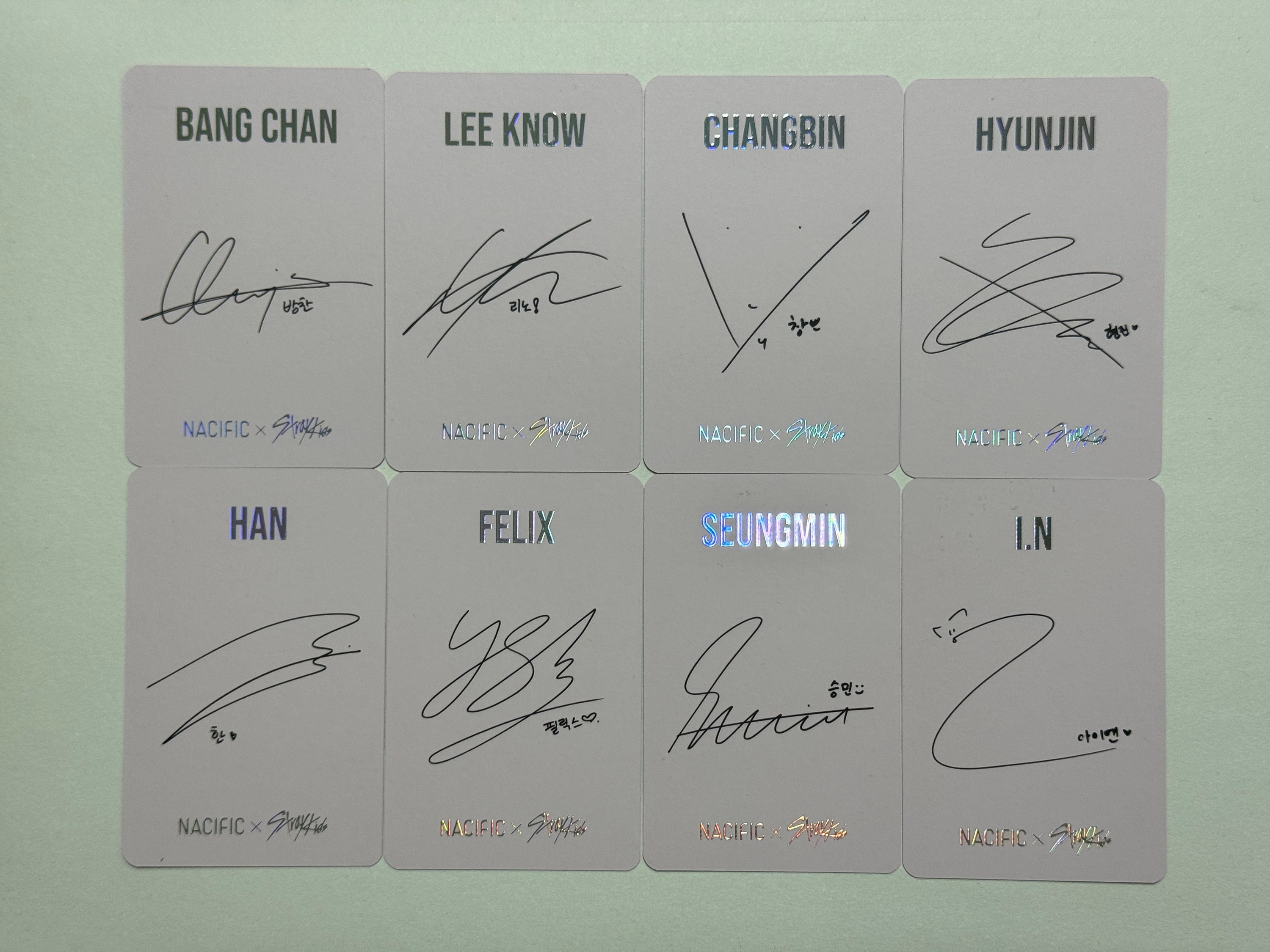 Stray Kids [official] Nacific R7 Photocard SKZ Felix Hyunjin Lee