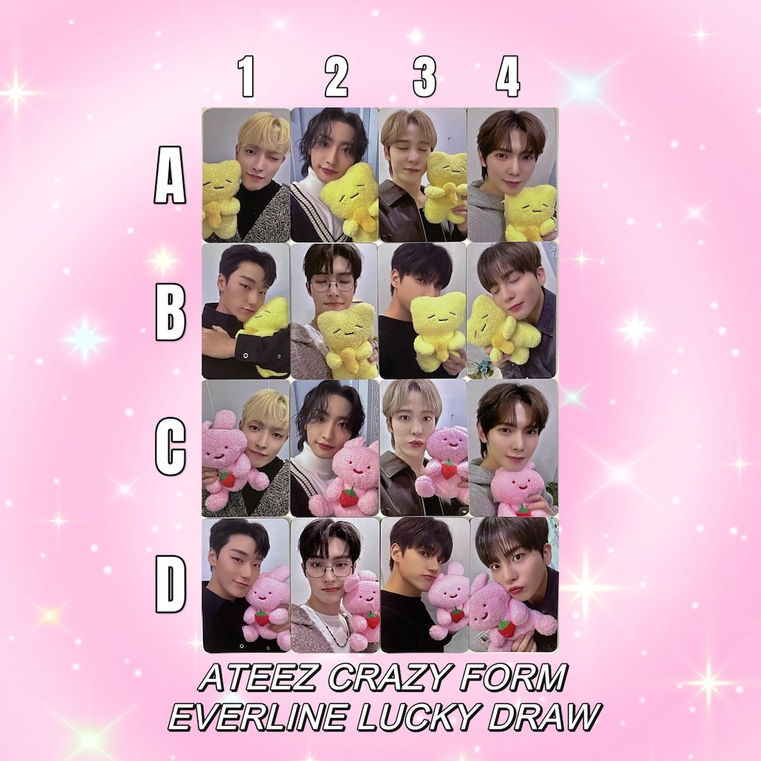 ATEEZ サン トレカ everline ATEEZ [official] Everline 3.0 Fansign Bouncy the World