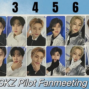 Stray kids [OFFICIAL] Skz 5 Stars 3rd Fanmeeting Pilot Pob preorder Photocard felix hyunjin Lee know bang chan changbin seungmin I.N Han