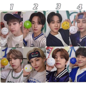 Stray Kids [Official] Nacific R20 Baseball Photocard SKZ Felix Hyunjin Lee know Bang Chan Changbin Seungmin I.N Han Jisung Come Play