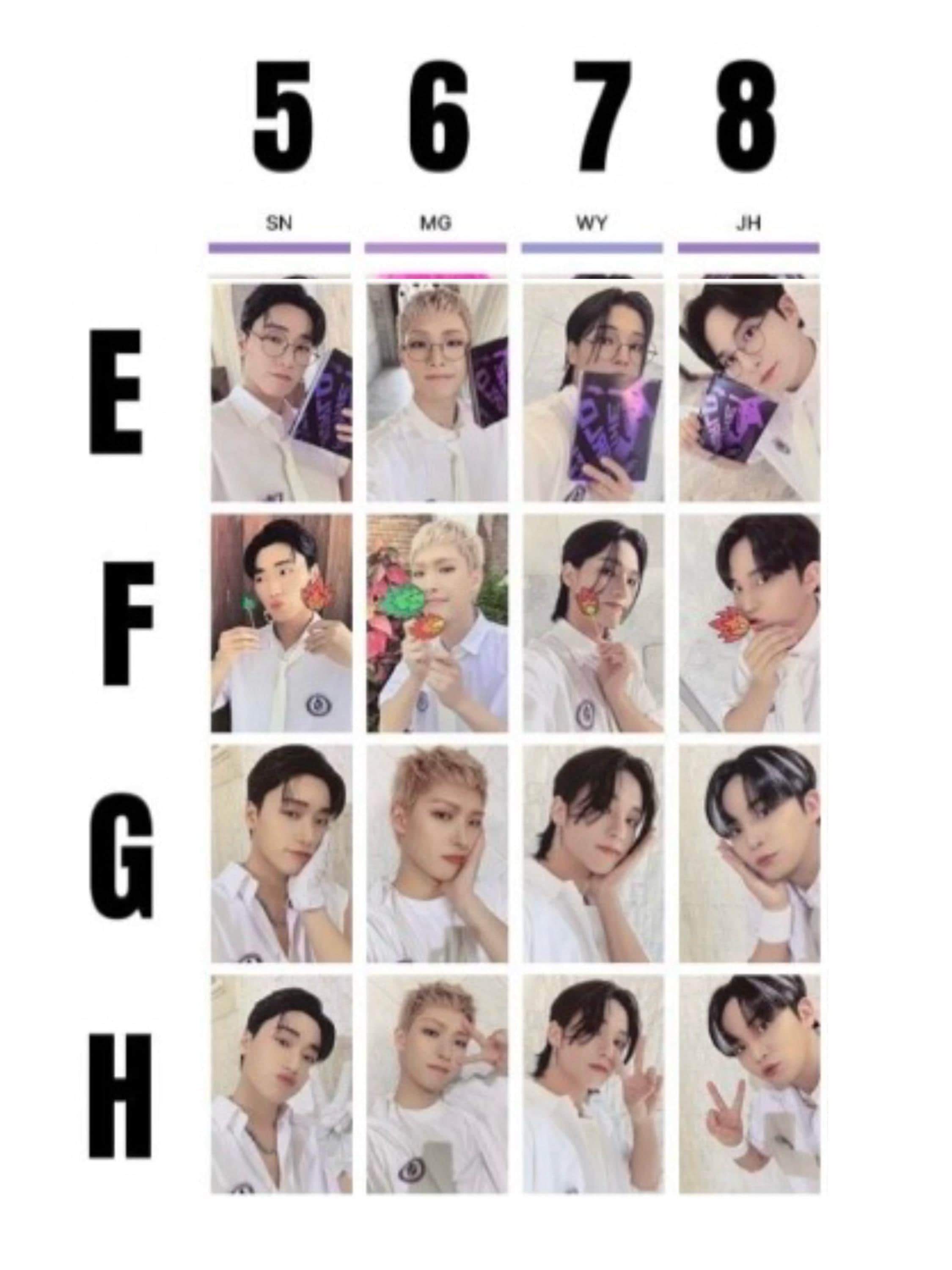 ATEEZ [official] Photocard World Outlaw Bouncy Album Pob San