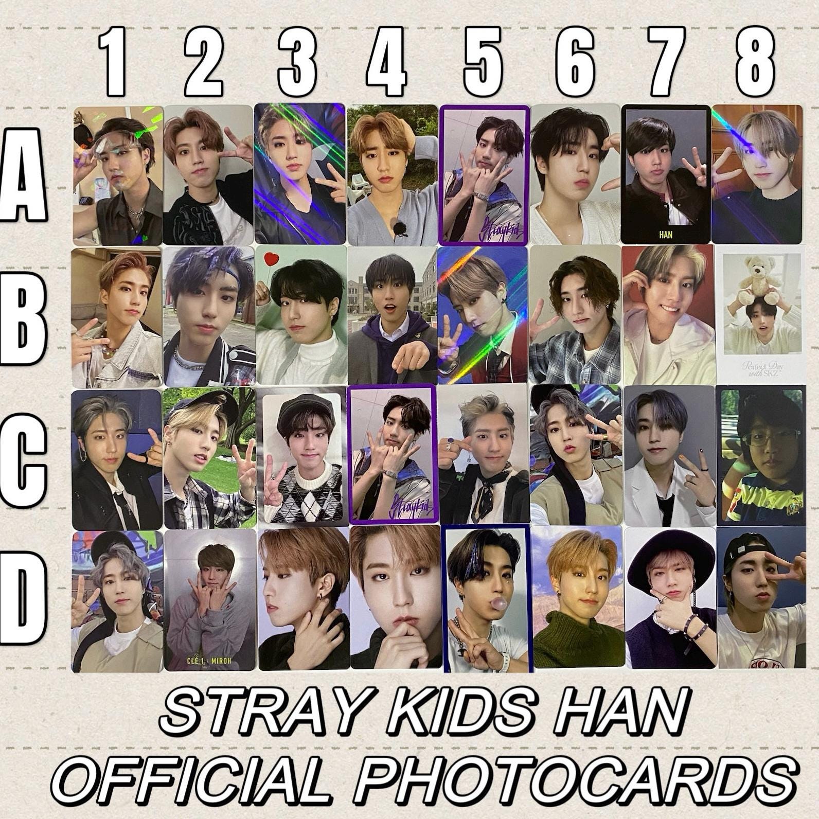 Stray Kids [official] Han Jisung Photocard Maxident Yellow