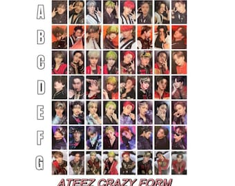 ATEEZ - ATEEZ 特典 シリアル crazy form will ATEEZ [official] Crazy Form Photocard World Ep:fin Will