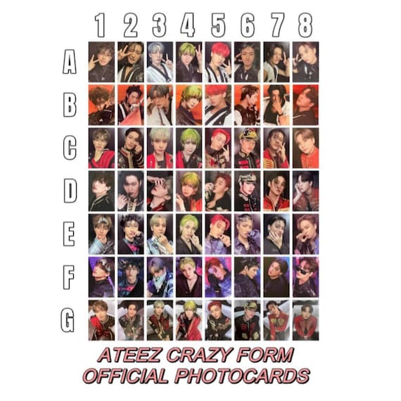 ATEEZ [official] Crazy Form Photocard World Ep:fin Will Album POB