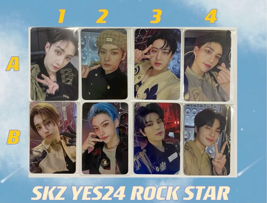 SKZ YES24 [official] POB Preorder Rock 樂 Star Photocard