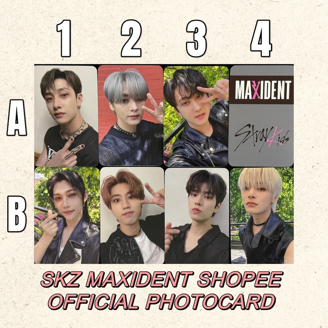 Stray Kids Maxident Shopee コンプセット Stray Kids [official] Shopee Maxident Photocard SKZ Pob Case 143