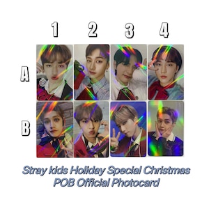 Stray kids [OFFICIAL] Holiday special Christmas SKZ Photocard music plant Aladin Synnara Pob felix hyunjin know bang chan changbin Han