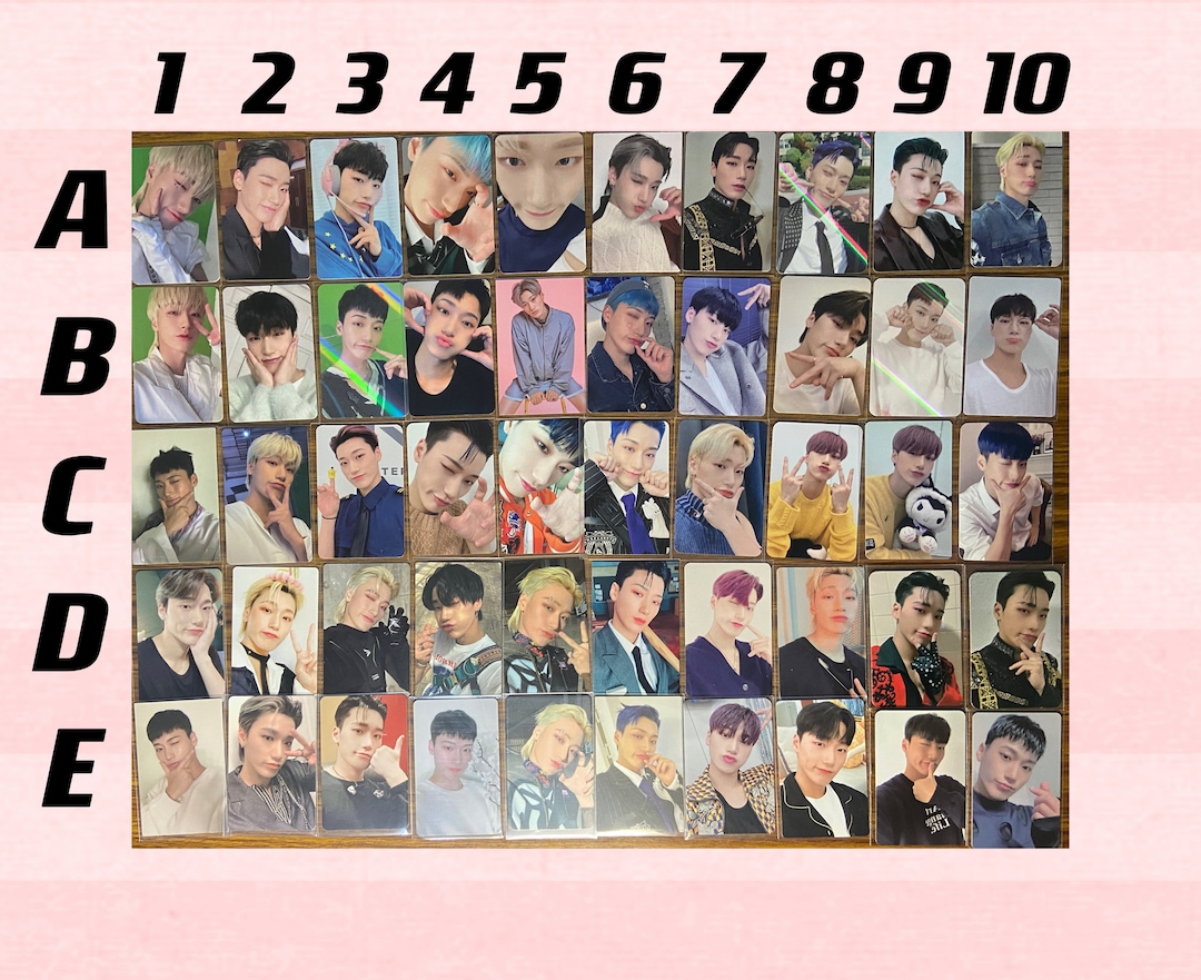 CARTE PHOTO OFFICIELLE limitée ATEEZ SAN FEVER DEAR DIARY PC 2022