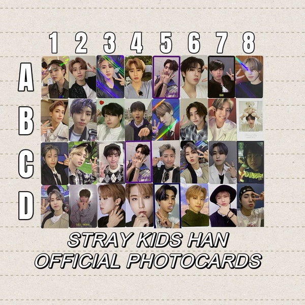 Stray Kids [Official] Han Jisung Photocard Maxident Yellow Wood Levanter Evel Jeju Oddinary Maniac Soundwave POB YZY withfans SKZ solo