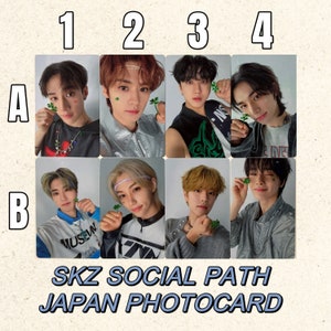 SKZ [OFFICIAL] Social Path Super Bowl Photocard Stray Kids Felix Hyunjin Lee Know Bang chan Changbin Seungmin I.N Han Japan Standard Album