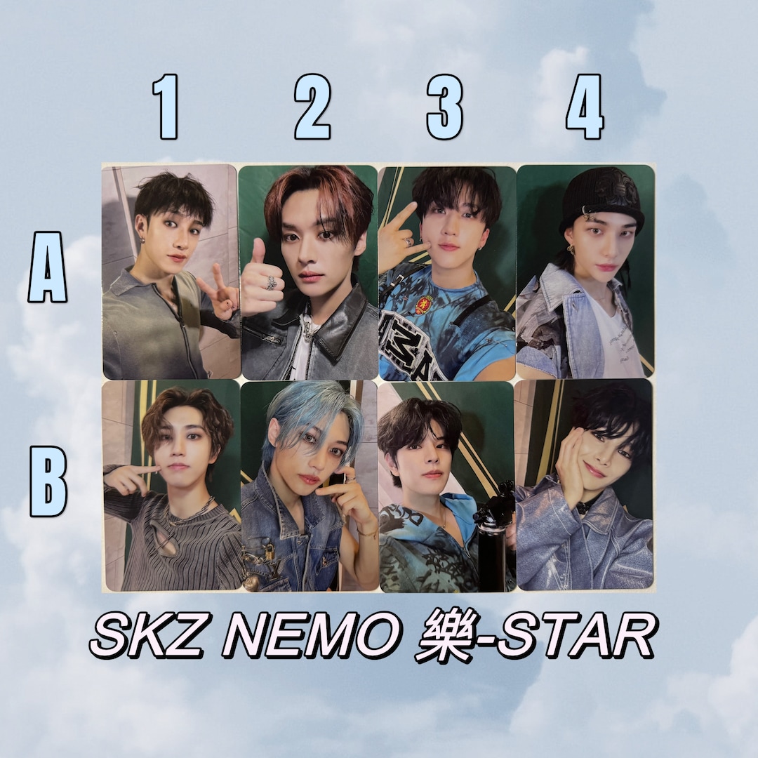 SKZ [OFFICIAL] Nemo Photocard Rock 樂 Star Stray Kids Felix
