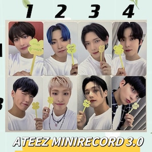 ATEEZ [Official] Minirecord Fansign R3 POB Bouncy World: Outlaw San Wooyoung Mingi Hongjoong Yeosang Seonghwa Jongho Yunho photocard 3.0