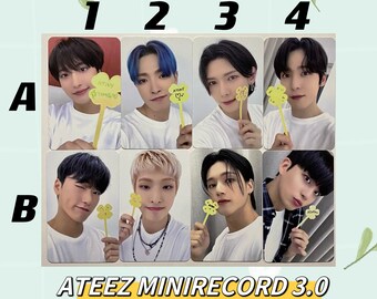ATEEZ new year Photocard WORLD EP.FIN WILL Minirecord Fan
