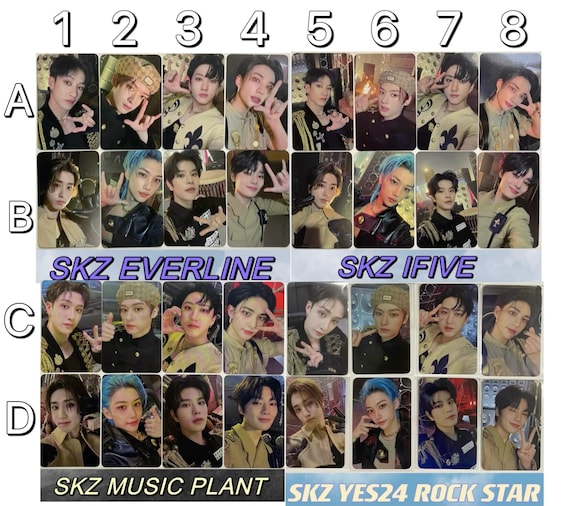 SKZ [OFFICIAL] Rock Star Photocard Stray Kids Felix Hyunjin Know