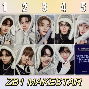 ZEROBASEONE ZB1 Album MELTING POINT Digipack POB PHOTOCARD WITHMUU MAKESTAR