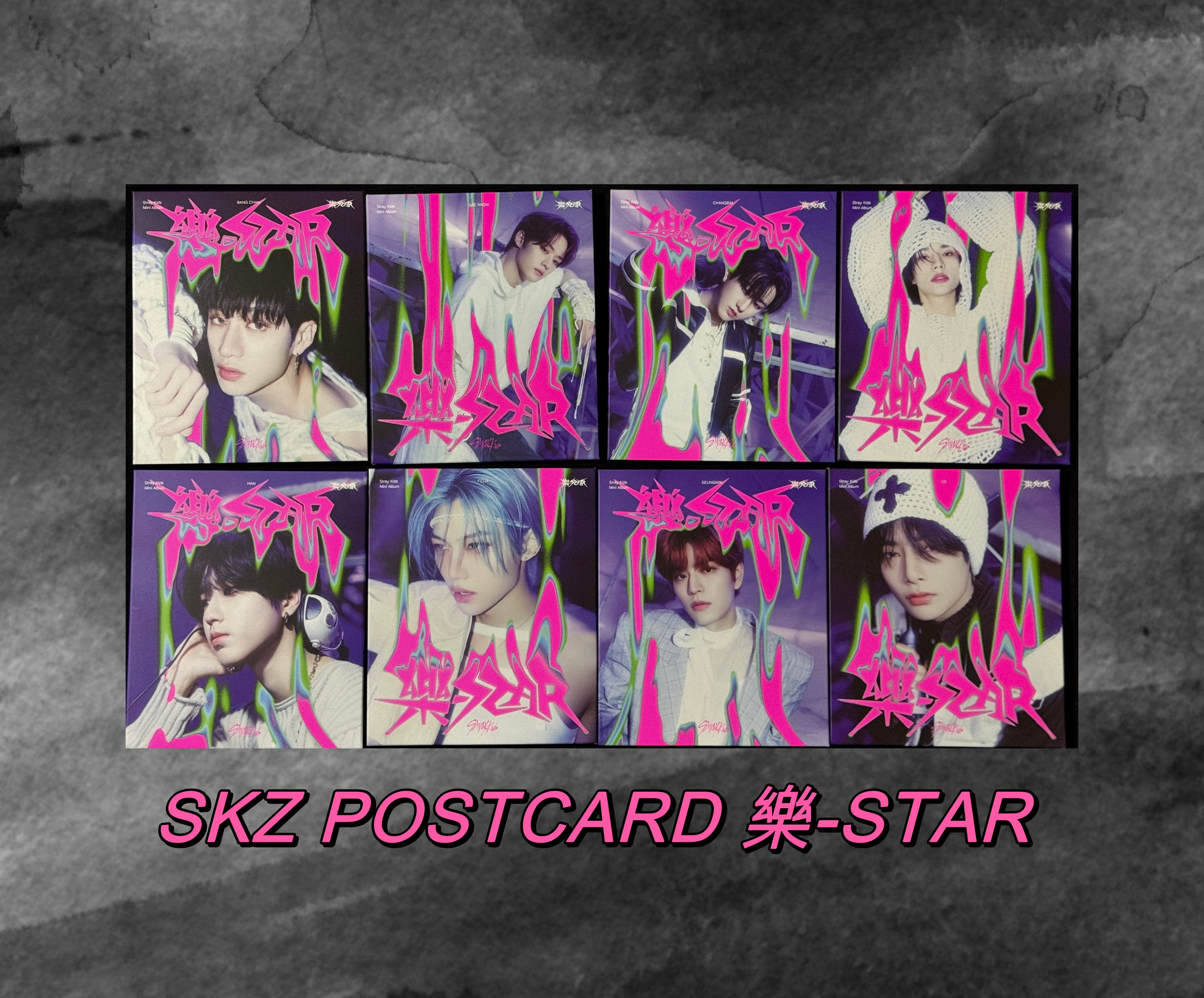 K-POP+アジア Stray Kids - Straykids   RARE POSTCARD JYP POB)Stray Kids - ROCKSTAR (Postcard Ver.)