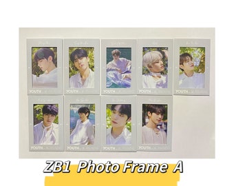 ZB1 [Official]  Zerobaseone Youth in the Shade 1st Album photo Frame Layer Card Zhang Hao Hanbin Matthew Jiwoong Ricky Yujin Gunwook Gyuvin