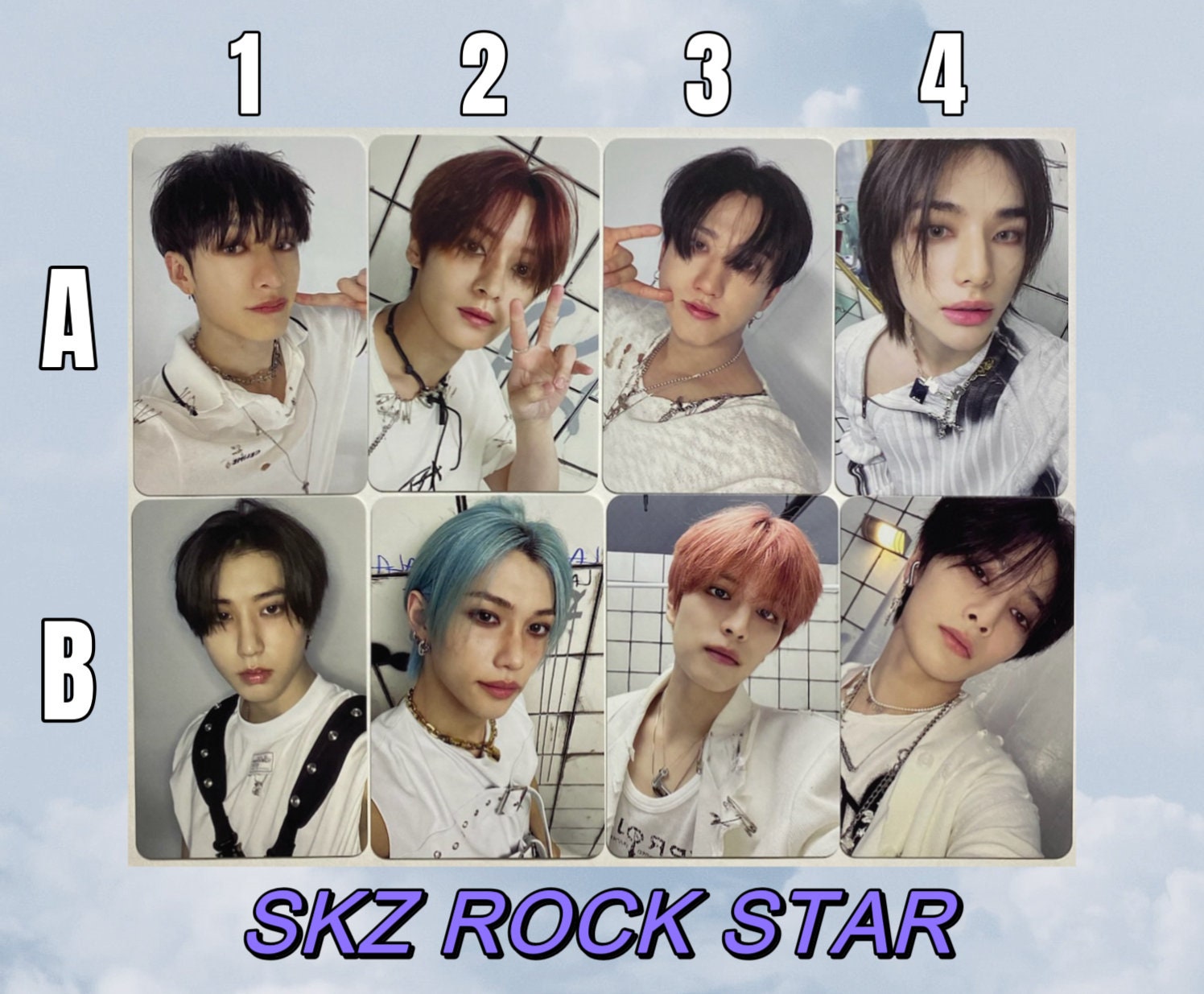 Stray Kids [Official] 5 Star Photocard SKZ felix hyunjin know bang chan  changbin seungmin I.n Han stars digipack digipak makestar