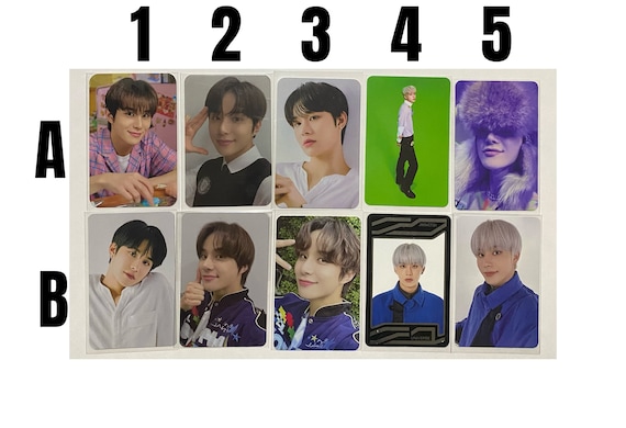 Jungwoo NCT 127 Official Photocard 2022 Sticker Favorite Dicon