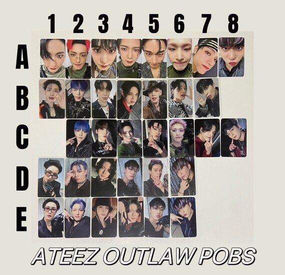 thumbnail image 2 of ATEEZ THE WORLD EP.PARADIGM Solo Ver. B Official POB Photocard – Japan Import, Mint 2 of 3